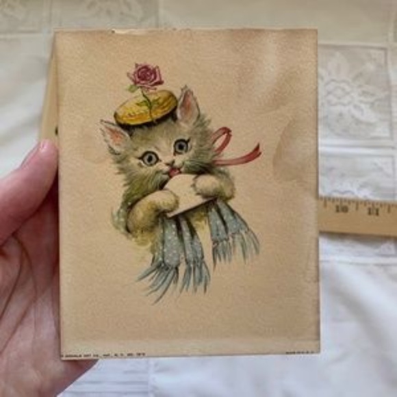 Donald Art Co. Inc. NY Other - 🌸 Vintage cat litho art print | Donald Art Co.